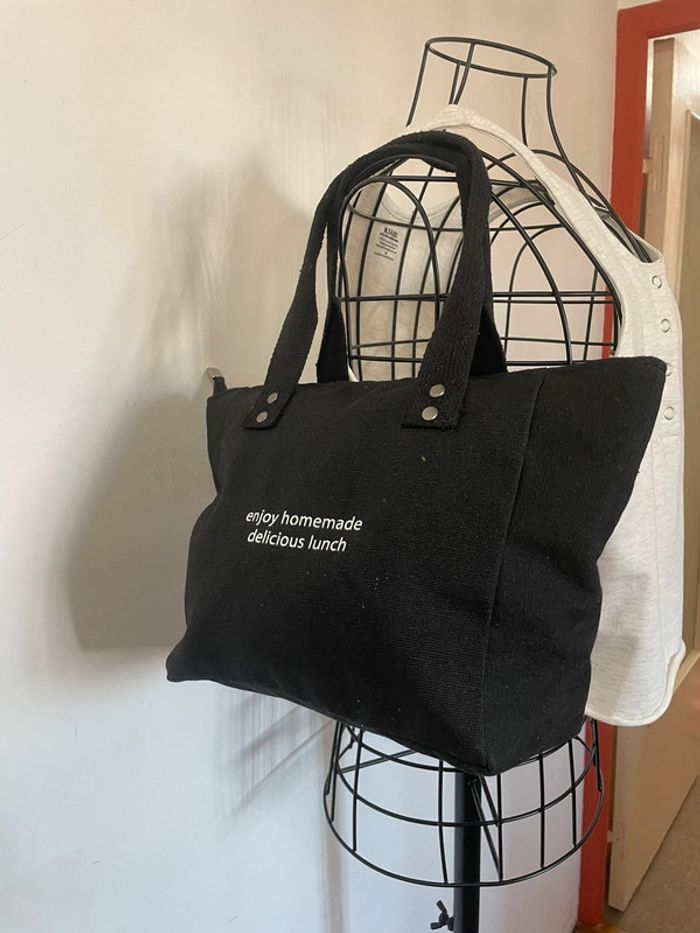 Sac fourre-tout élégant en toile pour femmes, grand sac à bandoulière de voyage. - photo numéro 11