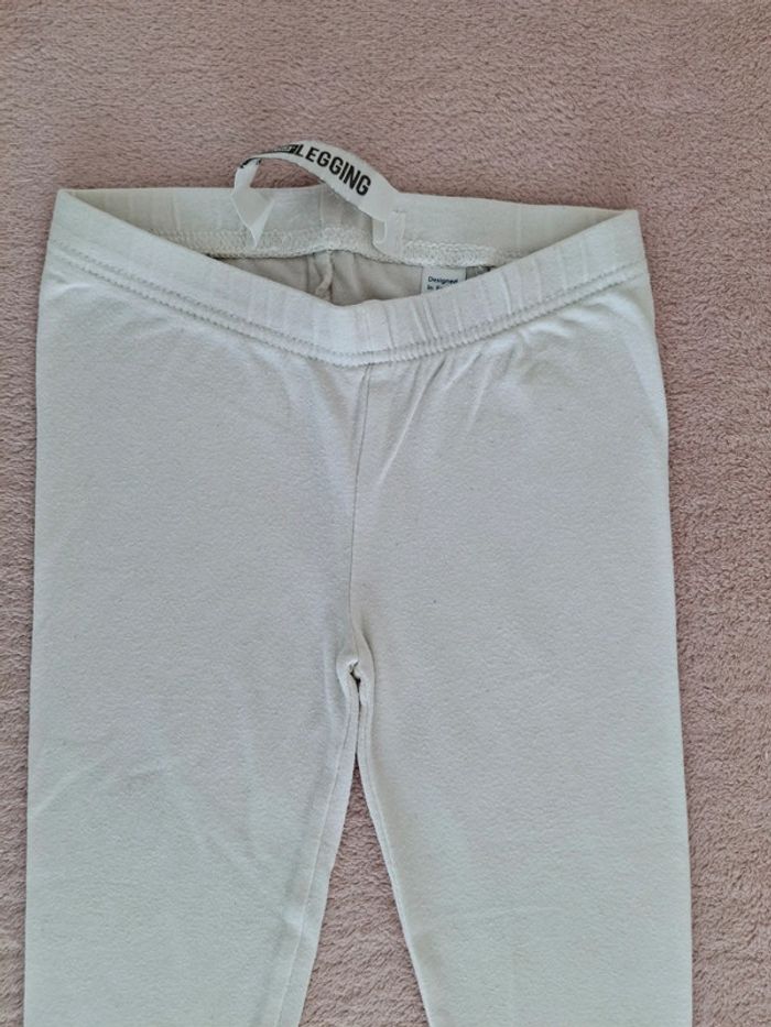 Legging long Okaïdi 3 ans blanc - photo numéro 2