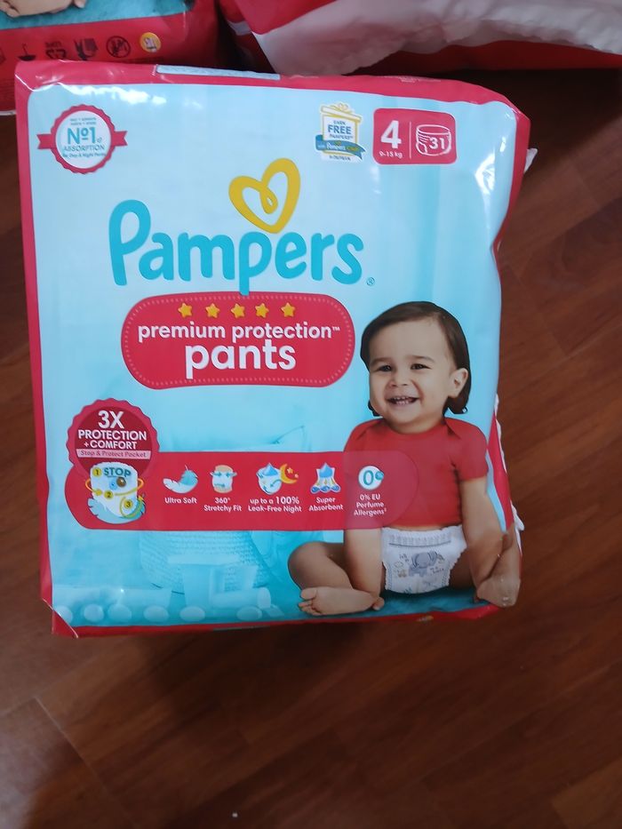 Lot 3 paquets pants premium protection T4( 3×31)