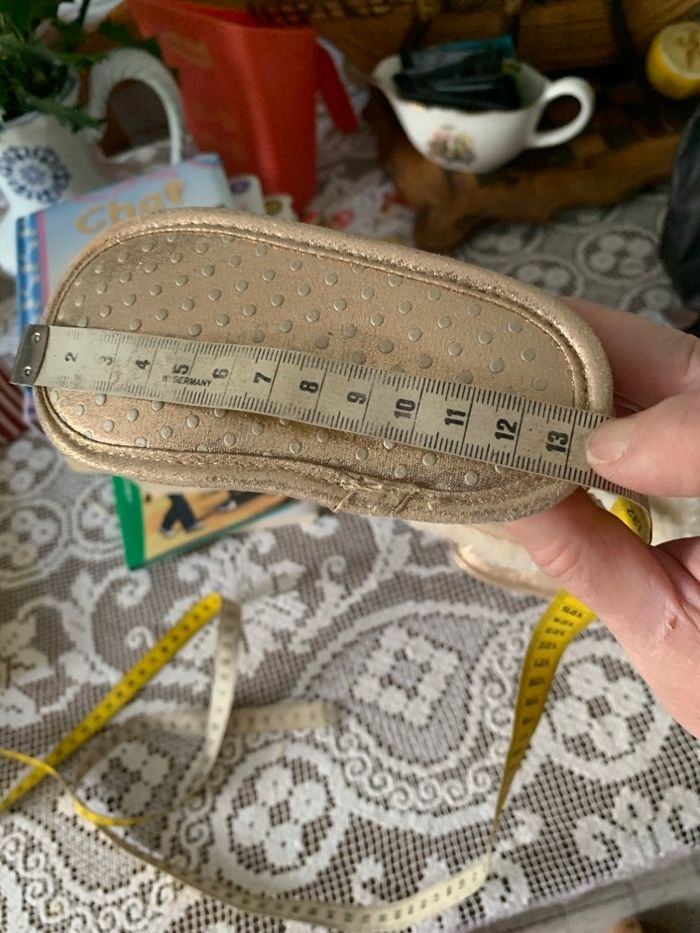 Petite bottines dorées - photo numéro 5