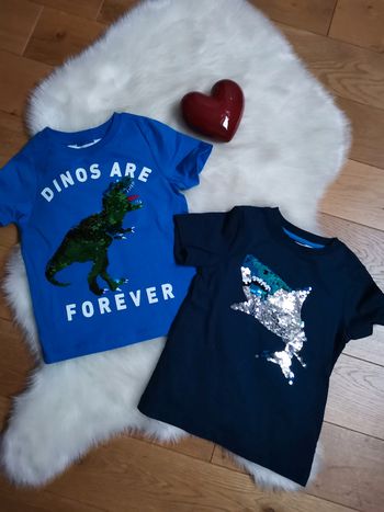 Lot de 2 t-shirts coton | taille 3/4ans