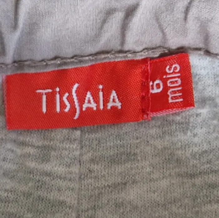 Pantalon cargo beige - Tissaia - Taille 6 mois - photo numéro 4