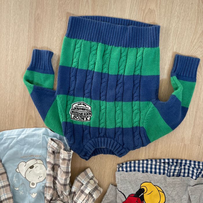 Lot de 3 chemises et pull garçon taille 6 mois - photo numéro 5