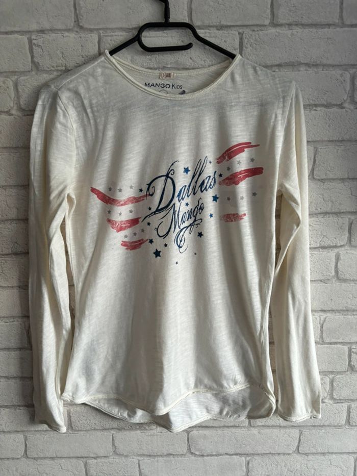 Tee-shirt manches longues Mango taille  11/12 ans