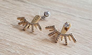 Boucle d'oreilles demi-lune