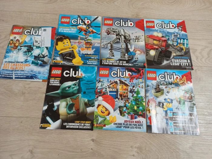 Lot 7 magazines lego