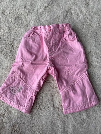 Pantalon rose - bébé fille 6 mois - très bon état