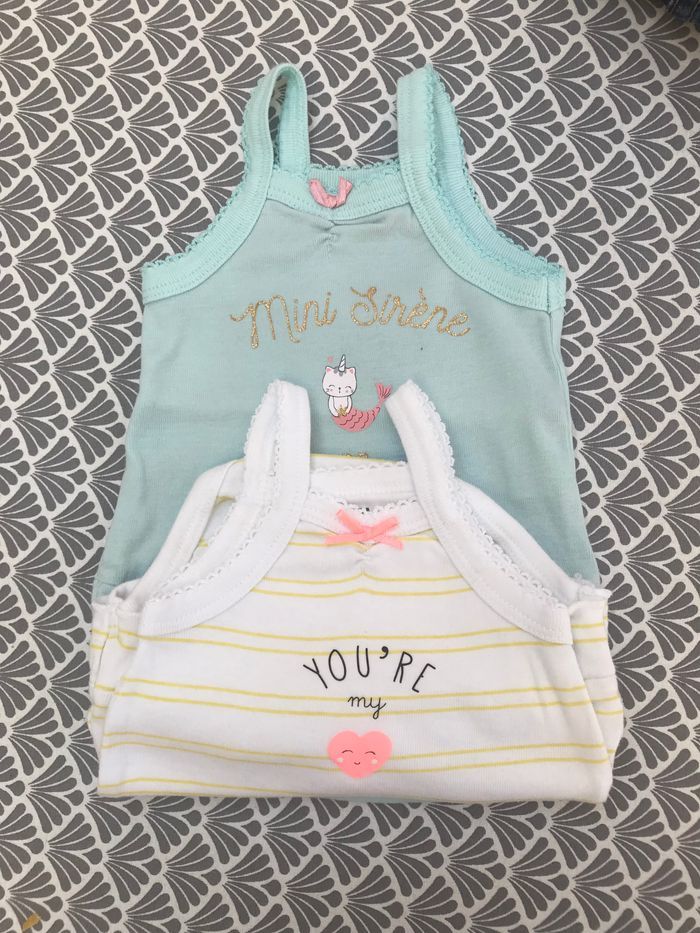 Lot de deux bodies été 3mois