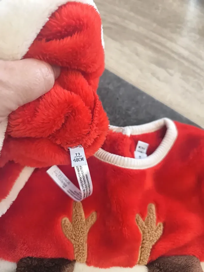 Ensemble de Noël 3 pièces garçon 12 mois sergent major - photo numéro 17