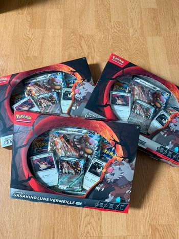 Coffret Pokémon Ursaking Lune Vermeille ex
