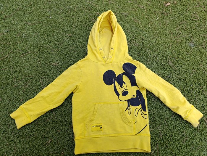 Sweat-shirt à capuche Mickey garçon/fille - photo numéro 2