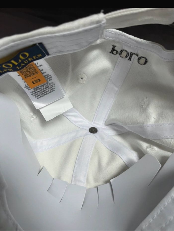 Casquette Ralph Lauren blanche - photo numéro 2
