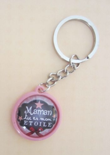 Porte clefs theme Maman.