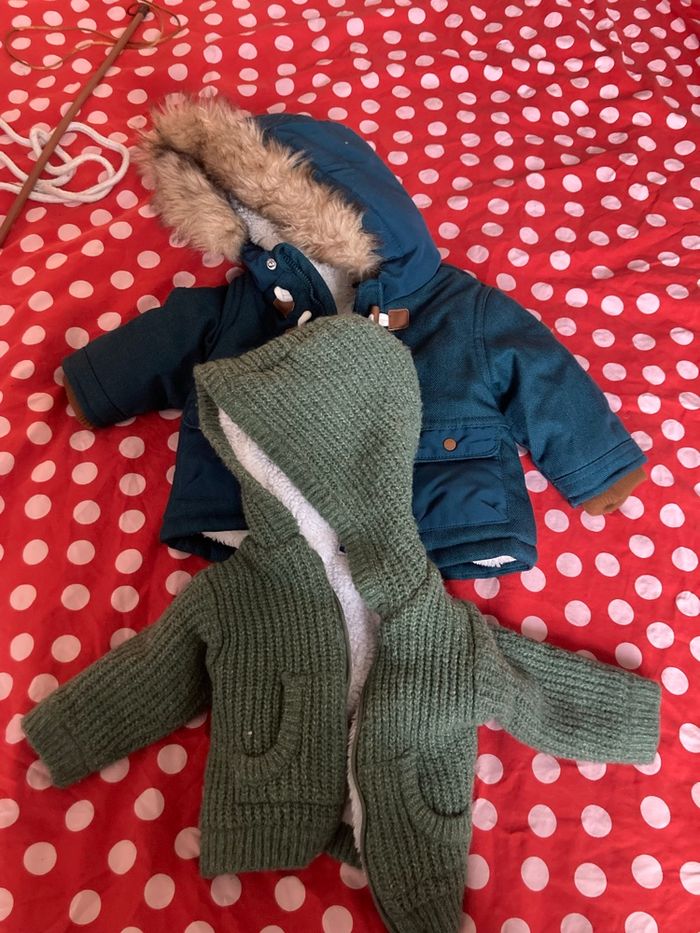 Blouson et gilet molletonné