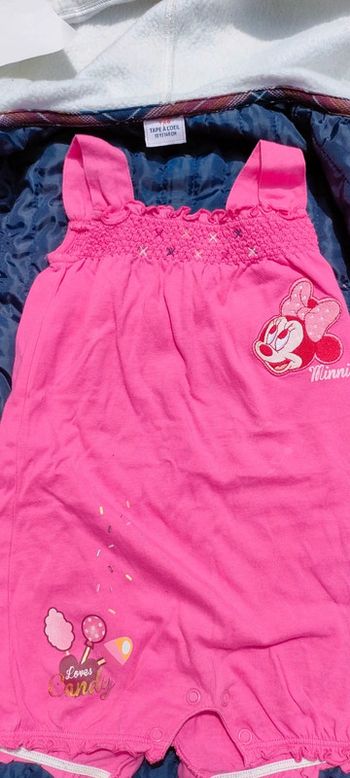 Combi short Minnie 12 mois été