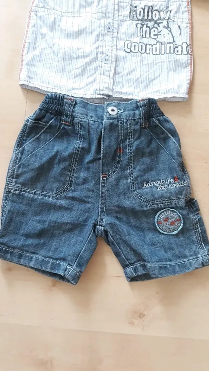 Short et sa chemise manche courte - photo numéro 3