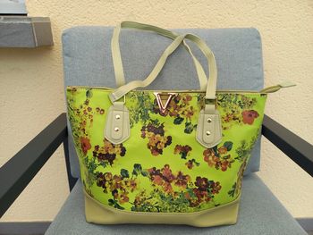 Grand sac vert printemps