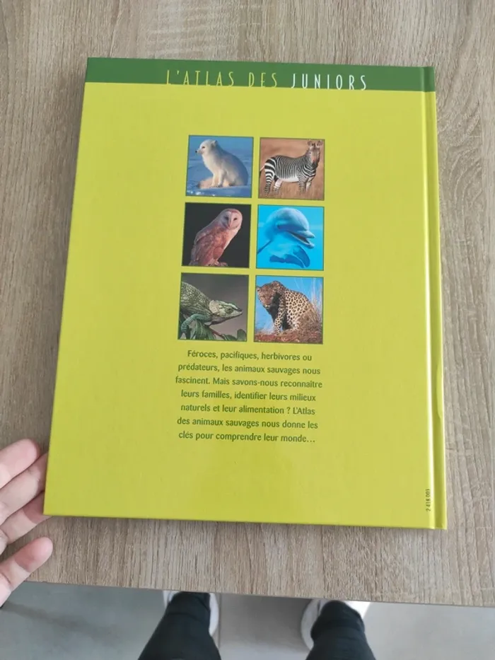 Livre édition atlas les animaux sauvages - photo numéro 2