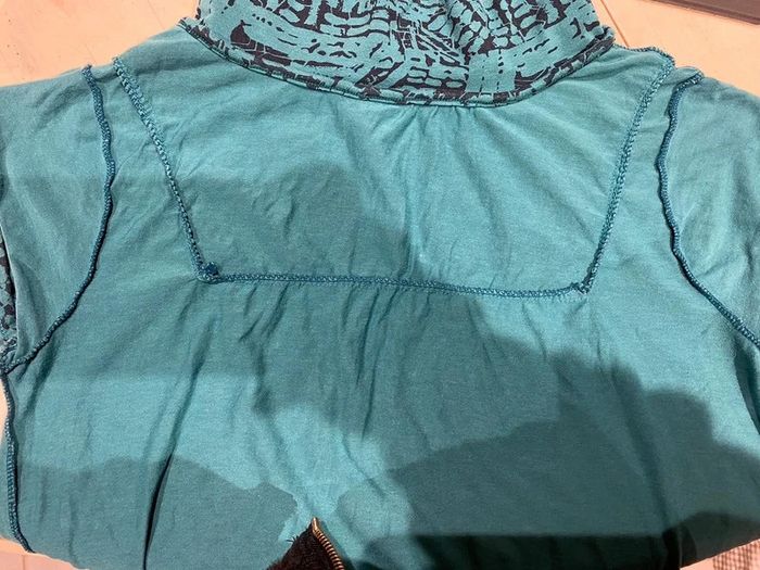 Kanabeach biologique blouse taille 36 bleu bleu canard - photo numéro 7