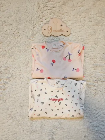 Lot pyjamas coton