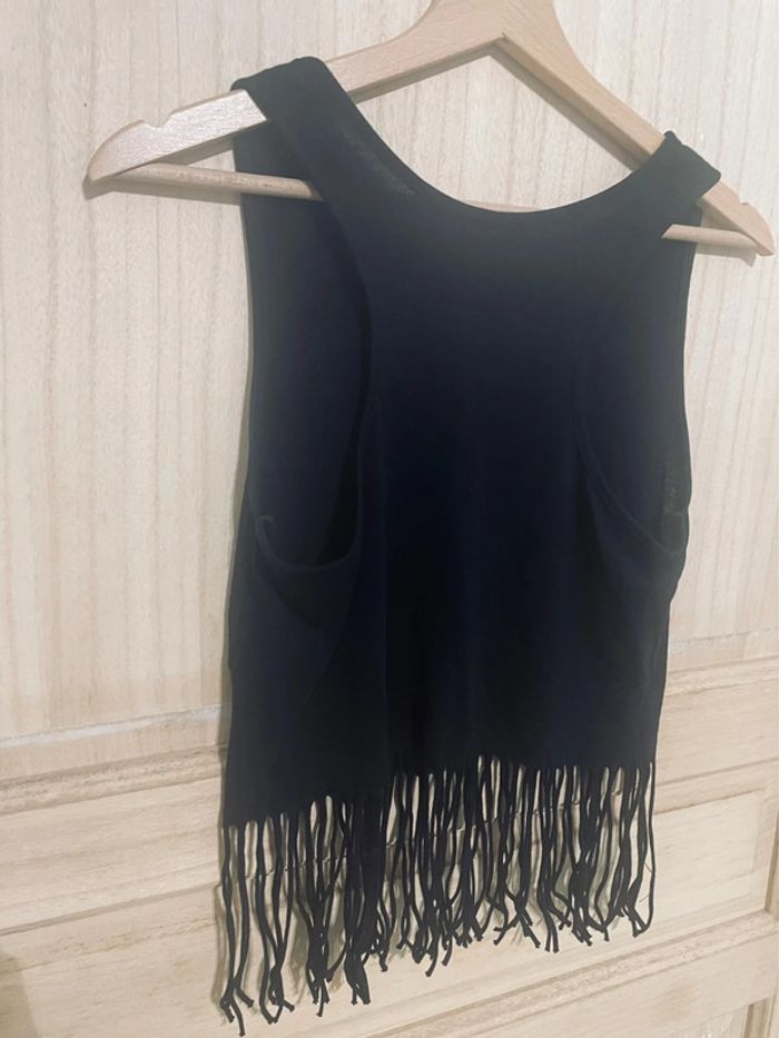 Débardeur à frange - xs - photo numéro 4