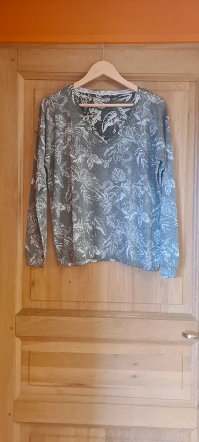 Pull V vert IKKS
