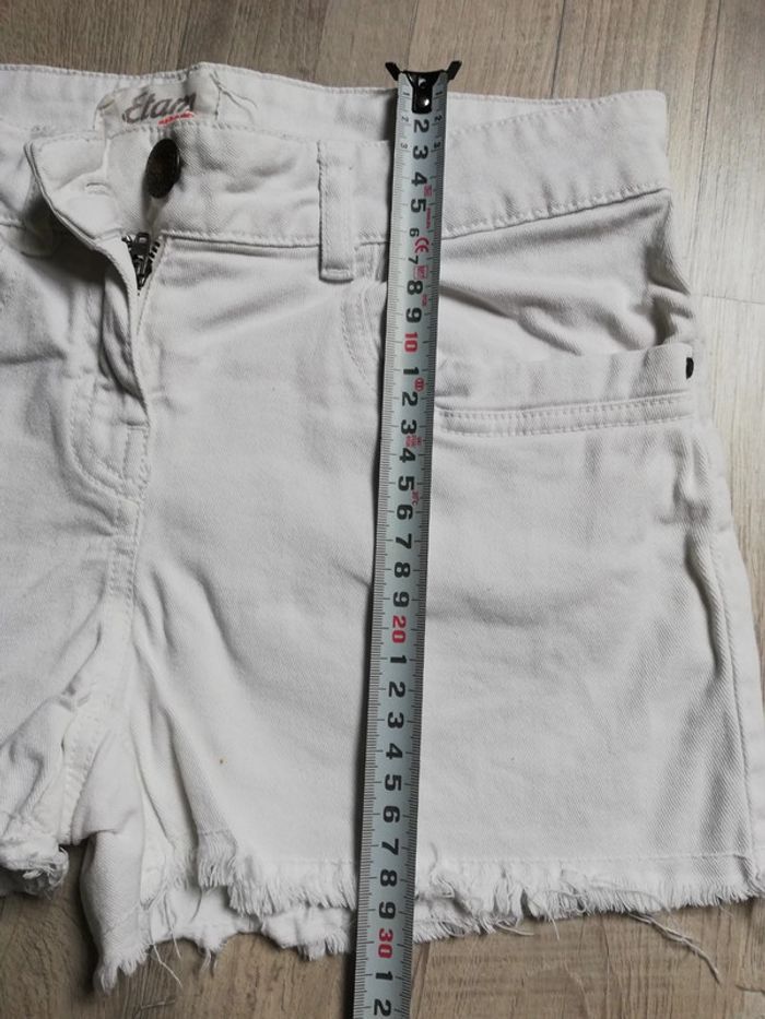 Short en jean blanc taille 34 - photo numéro 5