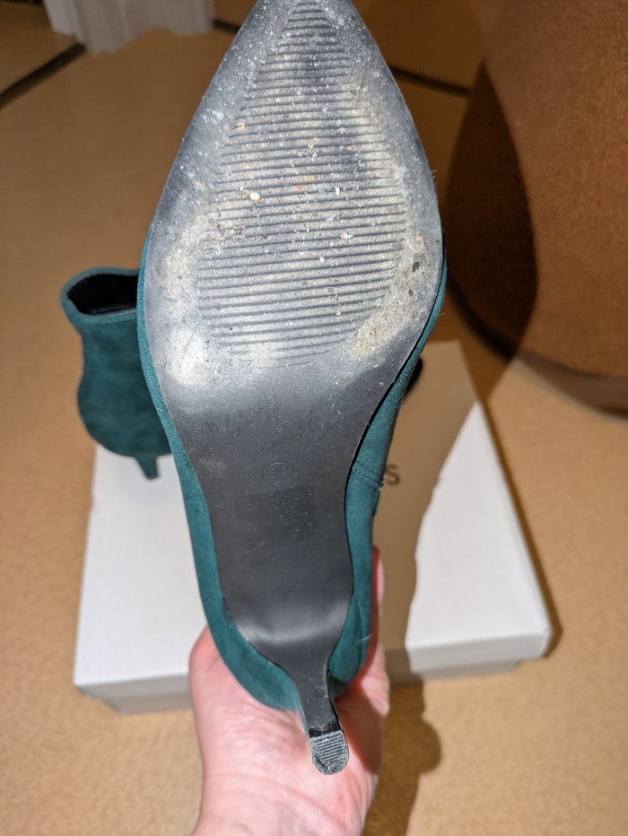 Bottines dain vert sapin - photo numéro 4