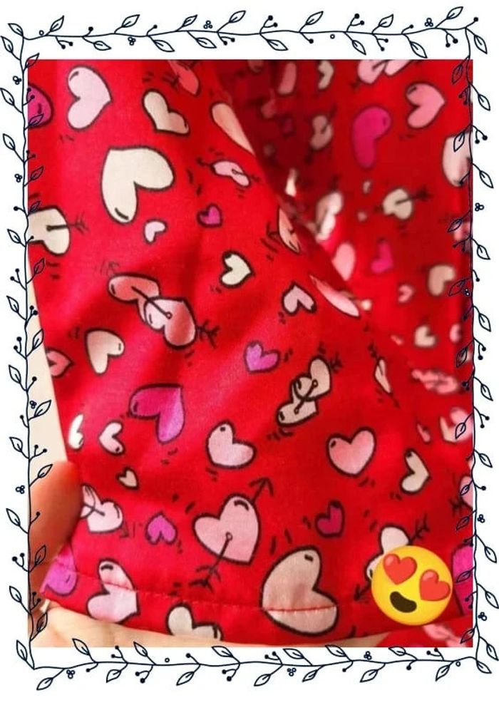 Chemise de nuit motif cœur vintage - photo numéro 4