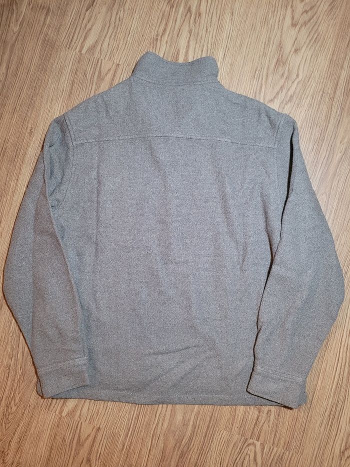 Pull Half Zip Col Camionneur Marron Zara - photo numéro 2