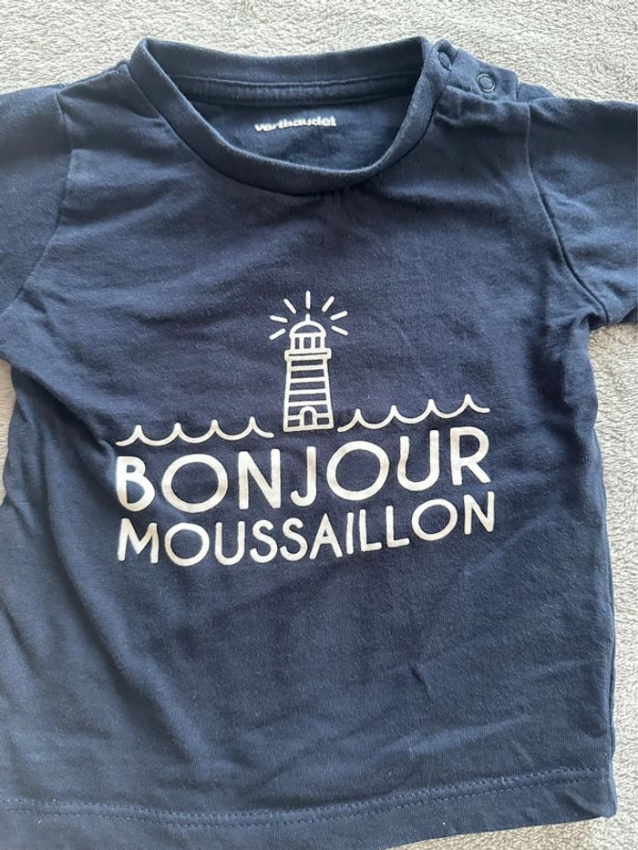 Tee-shirt manches longues - 3 mois - Vertbaudet - photo numéro 2