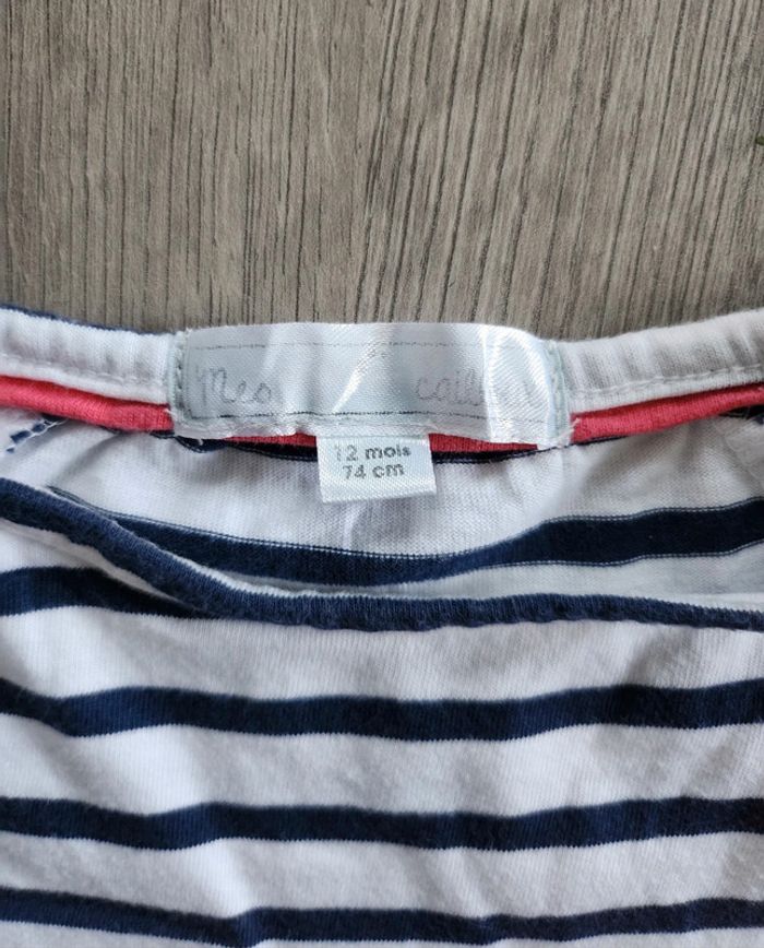 Robe été marinière fille 12 mois - photo numéro 3