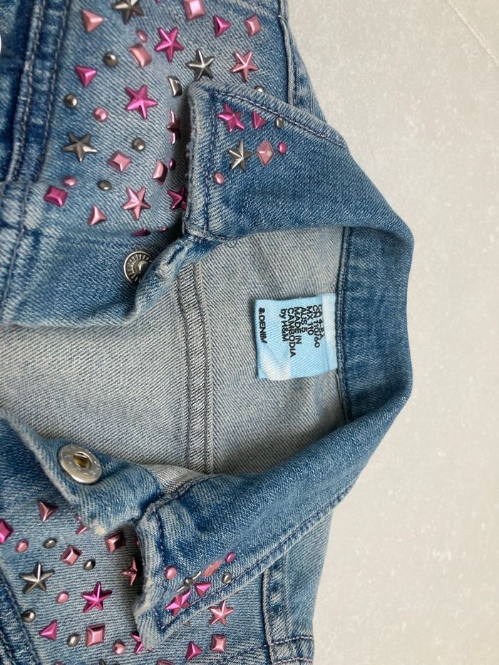 Ensemble jupe et gilet jeans taille 4/5ans - photo numéro 3