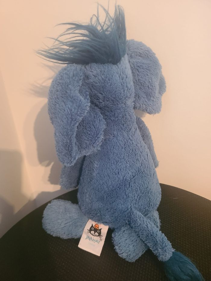 Jellycat Alfred Elephant - Blue Cordy Elephant - SnaggleBaggle - photo numéro 2