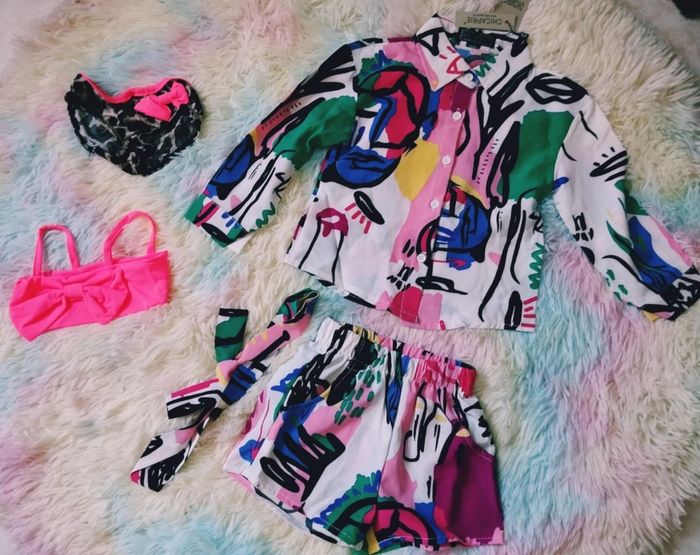 Lot ensembles 2 ans maillot de bain & co chicaprie - photo numéro 6