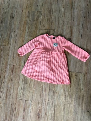 Robe in extenso rose saumon