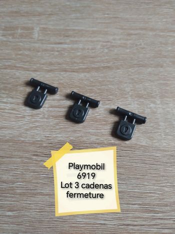 Playmobil 6919 lot 3 cadenas fermeture
