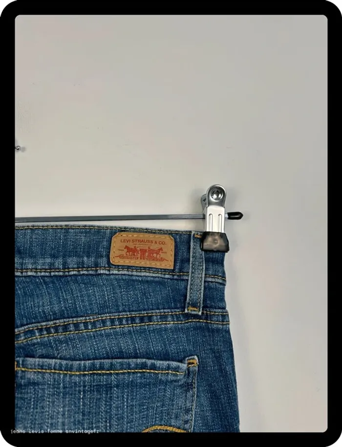 Jean Levi's Femme 524 Too Superlow Bootcut Bleu | W27 FR36 | Très Bon État | BP127 - photo numéro 8