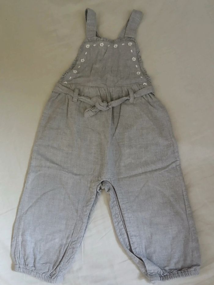 Combi pantalon fille 18 mois - photo numéro 2