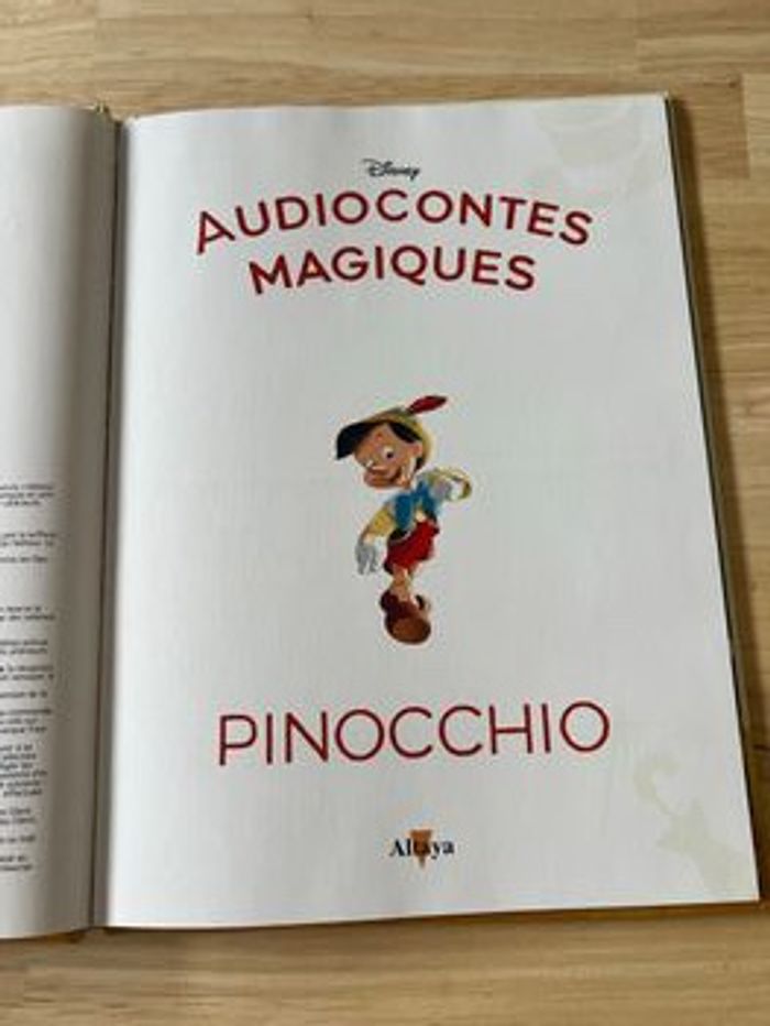 Livre Disney Audiocontes Magiques n°10 – Pinocchio – Bon État (Sans Figurines) - photo numéro 3