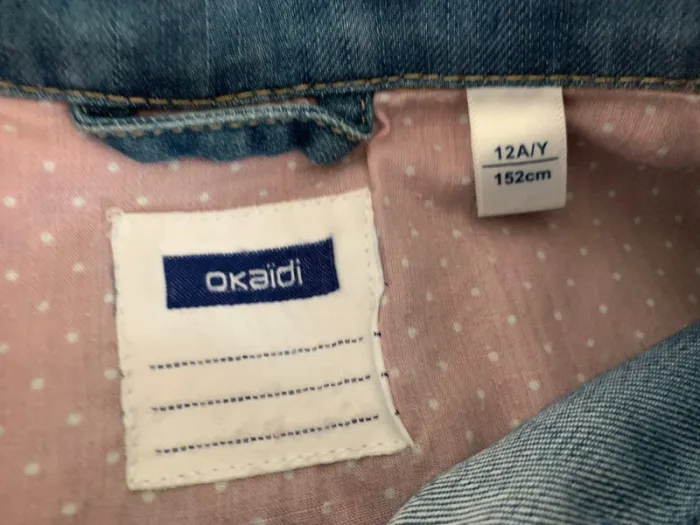 Veste en jean fille 12 ans . - photo numéro 5