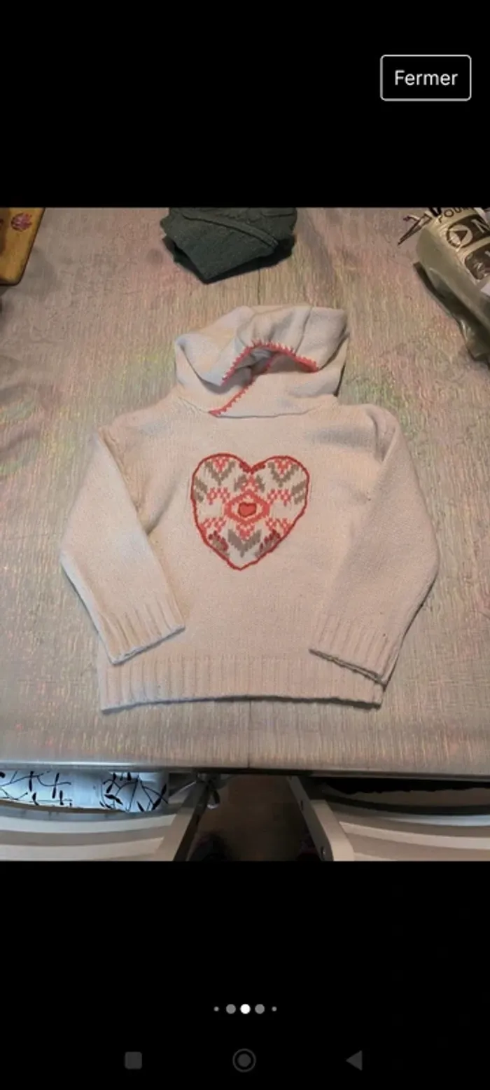 Pull chaud à capuche