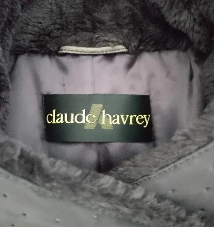 Manteau marron ample - Claude Harvey - taille 44/46 - photo numéro 3