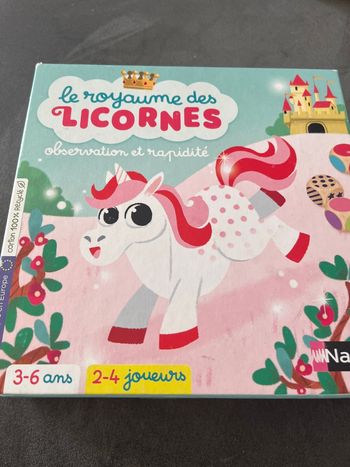 Jeu le royaume des licornes Nathan 