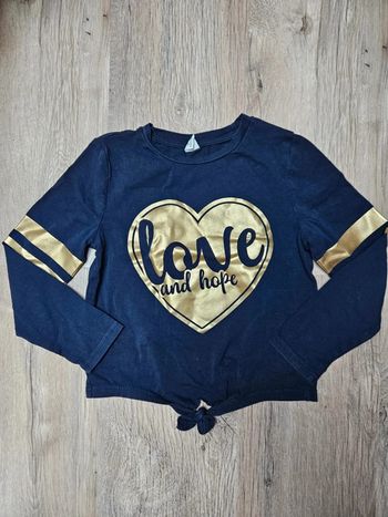 Tee-shirt ML Shein Love and Hope Taille 7 ans 💛