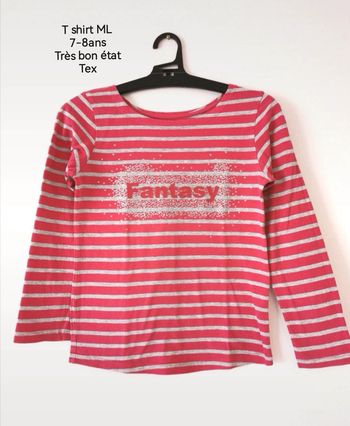 T shirt ML 7-8ans