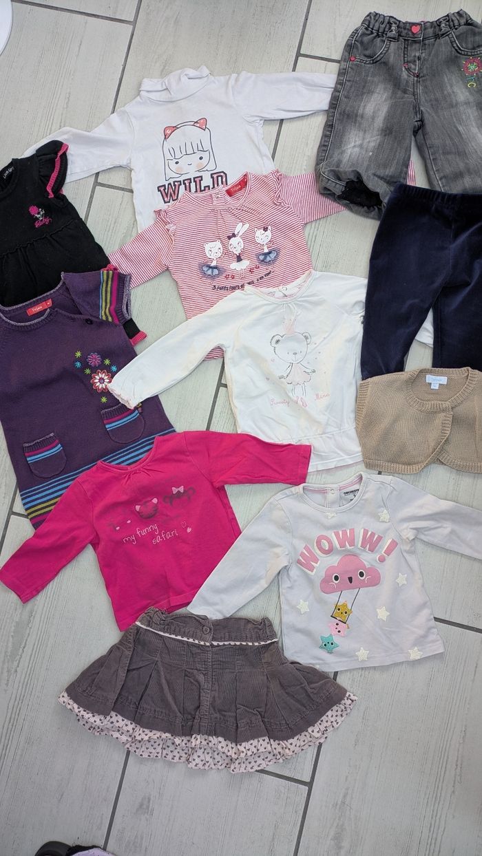 Lot automne hiver fille 9 mois