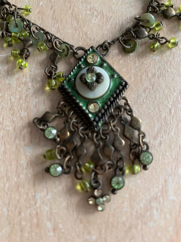 Ensemble boucles d’oreilles et collier(63) - photo numéro 2