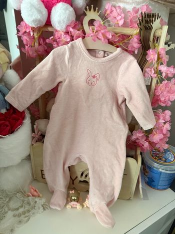 Lots de 2 pyjama dors bien en velours pour fille