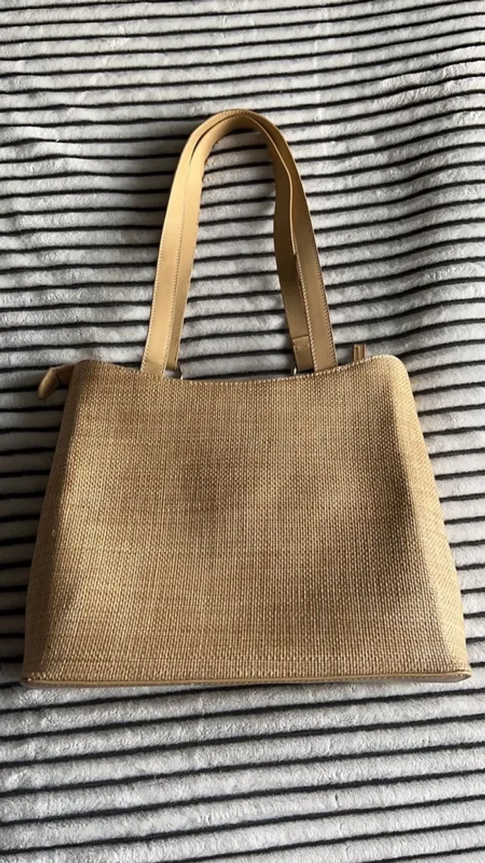 Sac à main effet paille - photo numéro 3